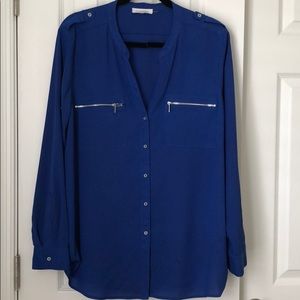 Calvin Klein Blouse- Blue